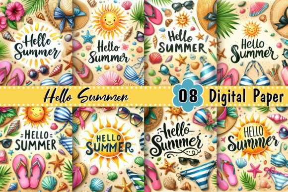 Download Hello Summer Background - Summer background Collection