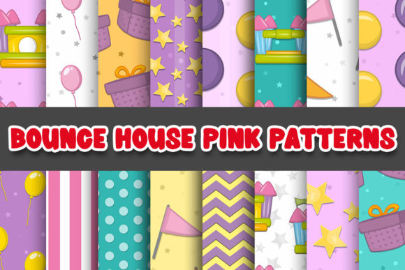 Download Bounce House Pink Patterns Papers - Pink patterns Collection