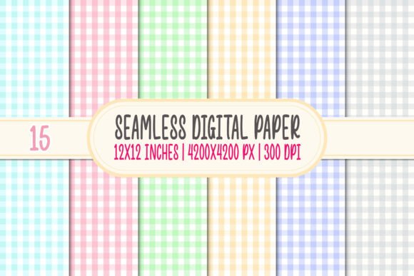 Download Pastel Gingham Digital Paper Svg - Pastel gingham Collection