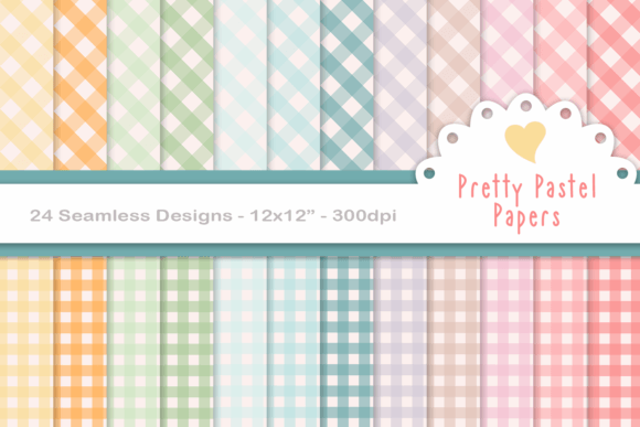 Download Seamless Pastel Gingham Paper - Pastel gingham Collection
