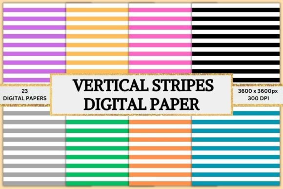 Download Vertical Stripes Digital Papers - Vertical Collection