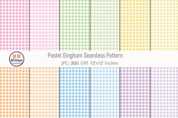 Download Pastel Gingham Pattern Seamless Paper - Pastel gingham Collection