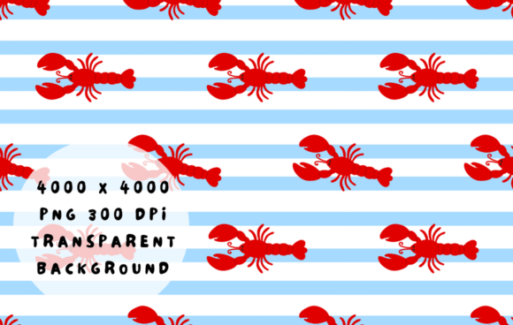 Download ​Aesthetic Sea Lobster Striped Pattern - Striped pattern Collection