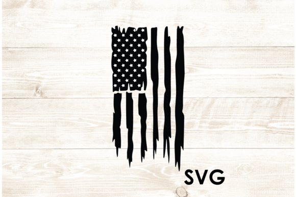 Download Distressed Vertical American Flag SVG - Vertical Collection