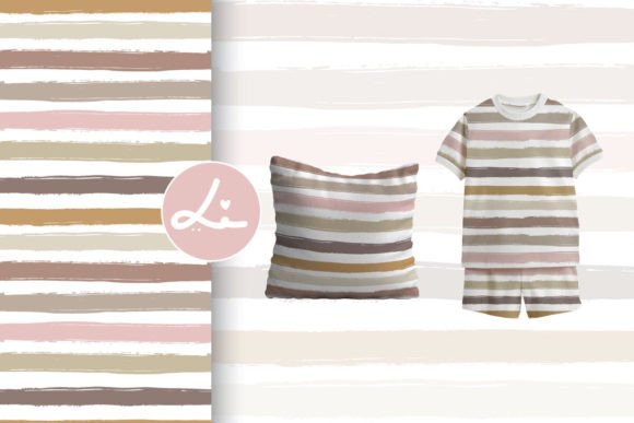 Download Hand Drawn Seamless Striped Pattern - Striped pattern Collection