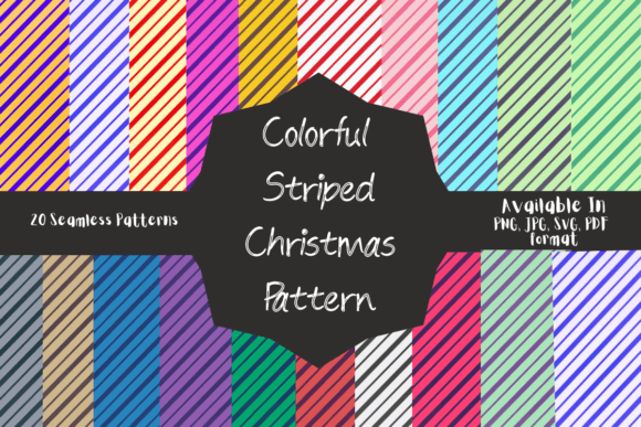 Download Christmas Striped Pattern - Striped pattern Collection